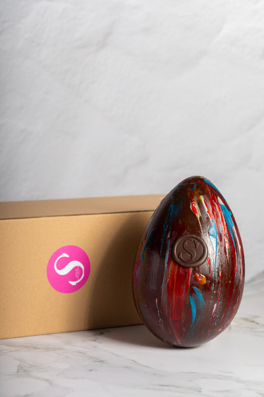 UOVO DECORATO DIPINTO 370g