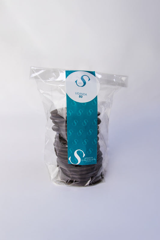 FICHES CIOCCOLATO FONDENTE UGANDA 80%